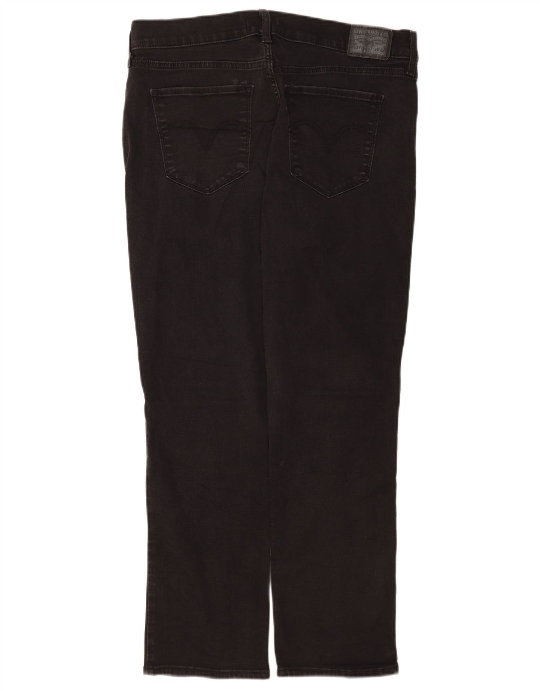 Γυναικείο τζιν κλασικό ίσιο Levi's US 14 XL W32 L28 Μαύρο