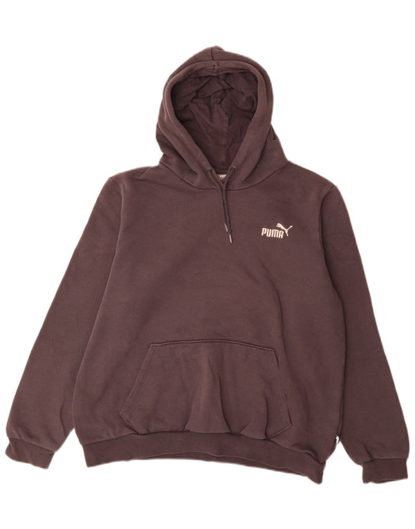 Puma Γυναικείο Hoodie Jumper UK 18 XL Γκρι βαμβακερό
