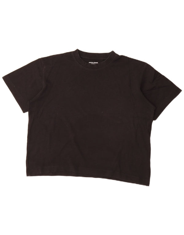 Jack & Jones Ανδρικό T-Shirt Loose Fit Top Small Black
