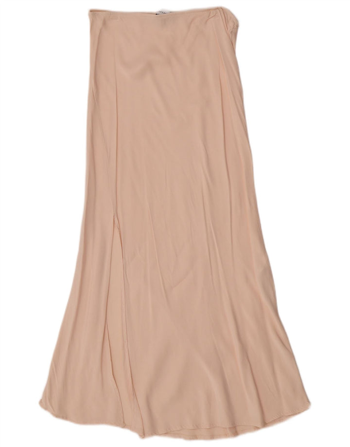 Warehouse Γυναικεία Maxi Φούστα UK 12 Medium W28 Beige Viscose