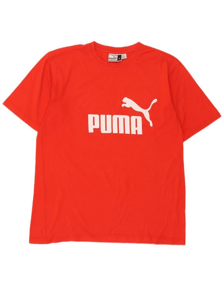 Ανδρικό γραφικό μπλουζάκι Puma Top Medium Red