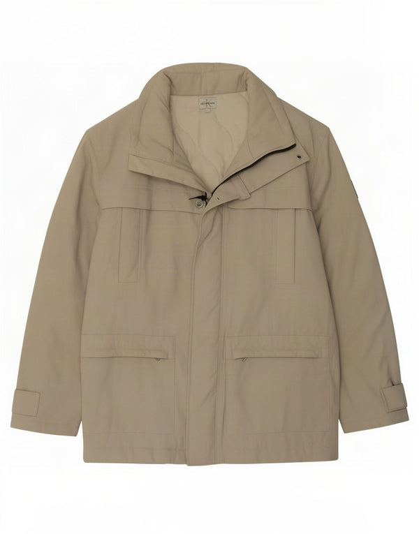 Calvin Klein Jeans Ανδρικό παλτό UK 40 Large Beige Nylon