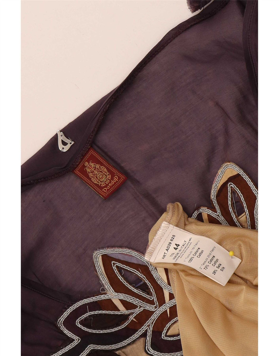 Γυναικείο φόρεμα Dondup 3/4 Sleeve Shift IT 44 Μεσαίο πολύχρωμο φλοράλ