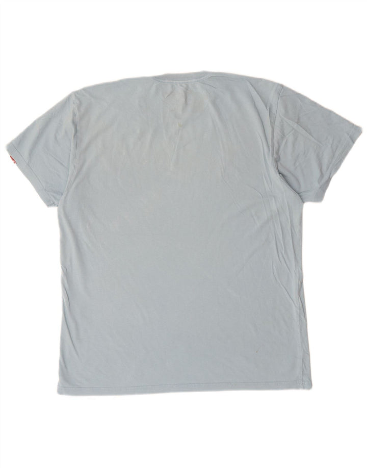 Ανδρικό γραφικό T-Shirt Vans Top μεγάλο μπλε βαμβακερό