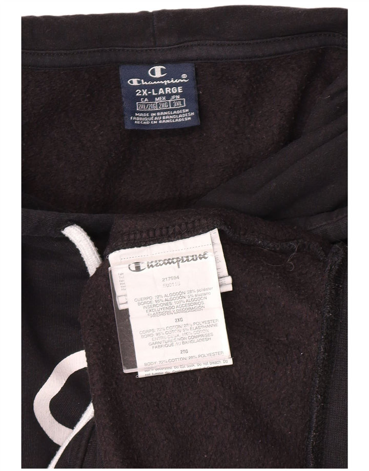 CHAMPION Ανδρικό New York Graphic Hoodie Jumper 2XL Μαύρο βαμβακερό