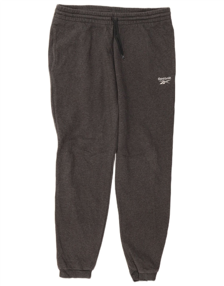 Ανδρική φόρμα REEBOK Παντελόνι Joggers Μεγάλο Γκρι Βαμβακερό