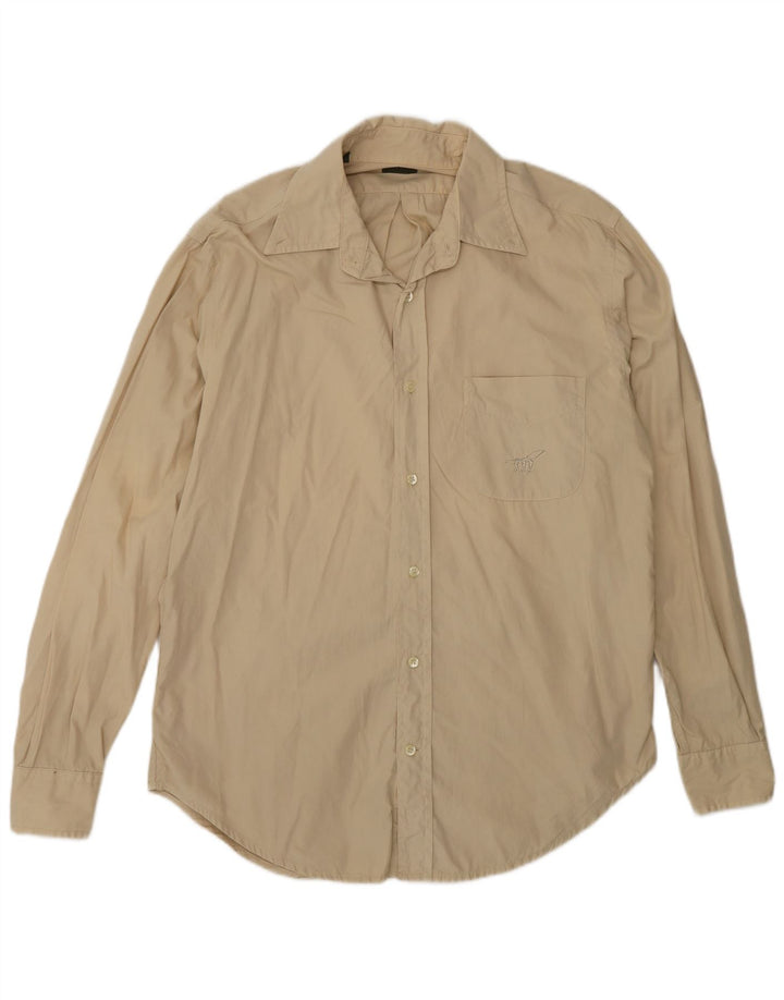 Ανδρικό πουκάμισο Henry Cottons Μέγεθος 40 Medium Beige βαμβακερό