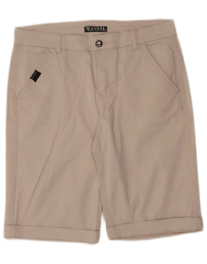 Σορτς Chino Guess Boys 15-16 ετών XL W30 Μπεζ βαμβακερό