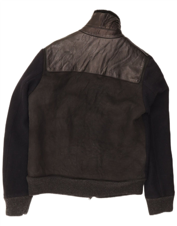 Ανδρικό μπουφάν Grifoni Bomber IT 48 Medium Black Colourblock