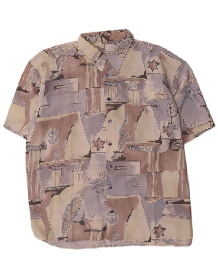 Club D'Amingo Ανδρικό πουκάμισο Abstract Pattern Μέγεθος 45/46 XL Πολύχρωμο