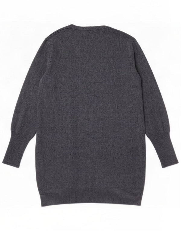 Marks & Spencer Womens Open Cardigan πουλόβερ UK 10 Small Navy Blue Viscose
