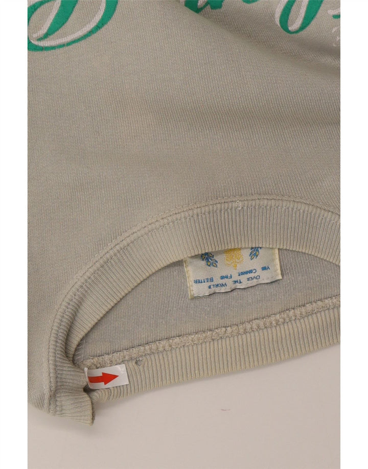 RIFLE Ανδρικό γραφικό φούτερ Jumper μεγάλο γκρι βαμβακερό