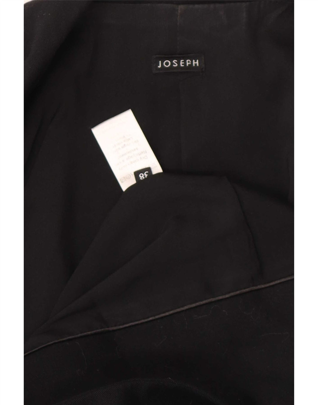 Joseph Γυναικείο Μπουφάν σακάκι με 1 κουμπί IT 38 XS Μαύρο παρθένο μαλλί