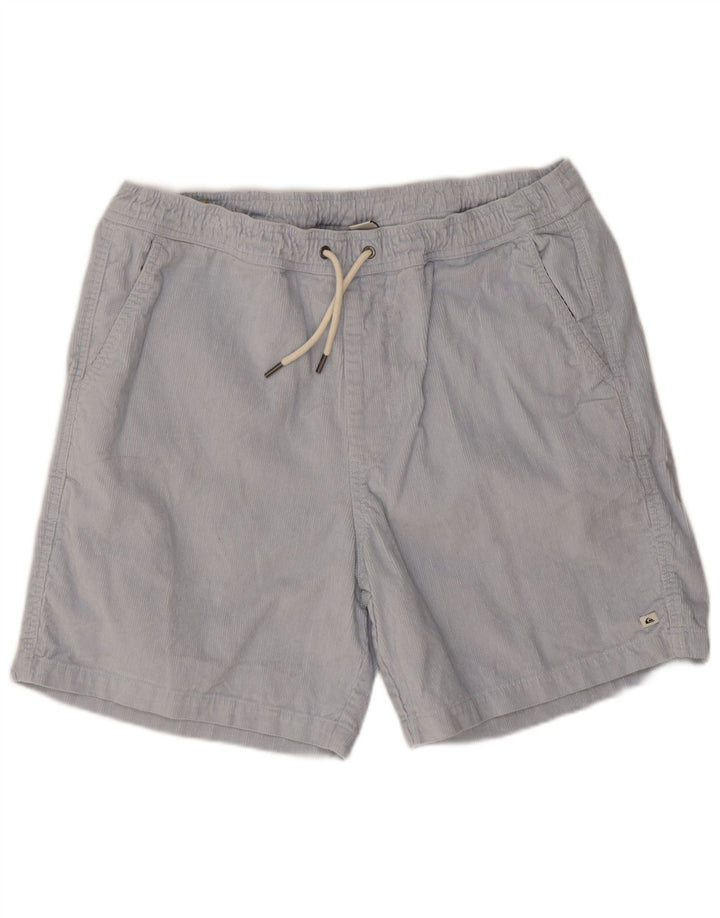 Ανδρικό κοτλέ σορτς Quiksilver μεσαίο W32 Μπλε βαμβακερό
