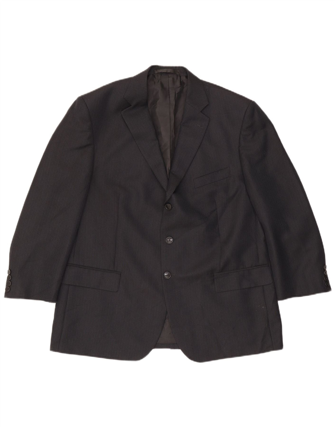 Marks & Spencer Ανδρικό μπουφάν blazer UK 44 XL Navy Blue Pinstripe