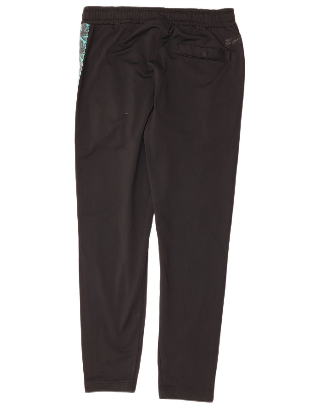 Ανδρικά γραφικά παντελόνια αθλητικής φόρμας NIKE, μεσαίου μαύρου χρώματος, πολυεστέρας