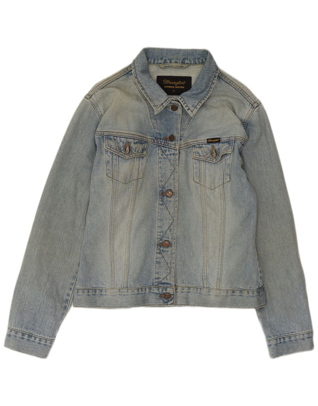 WRANGLER Γυναικείο Τζιν Μπουφάν UK 18 XL Μπλε Βαμβακερό