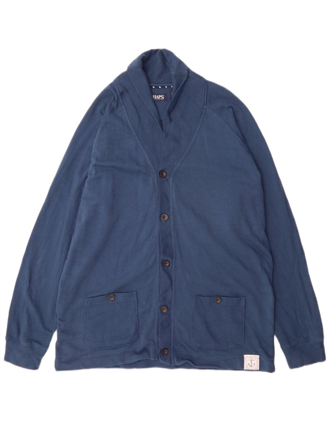Chaps Ανδρική αθλητική φόρμα Top Jacket Large Navy Blue από βαμβάκι