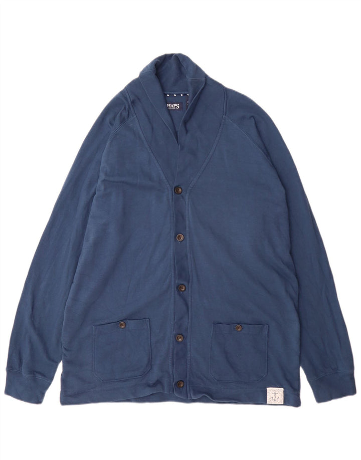 Chaps Ανδρική αθλητική φόρμα Top Jacket Large Navy Blue από βαμβάκι