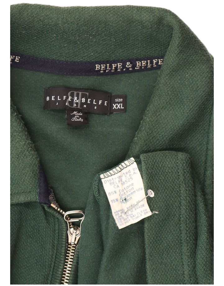 Ανδρική φόρμα Belfe & Belfe Top Jacket 2XL Πράσινο βαμβακερό
