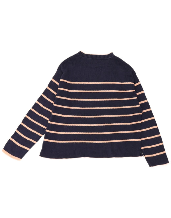 Crew Clothing Γυναικεία πουλόβερ με λαιμό χελώνα UK 14 Large Navy Blue