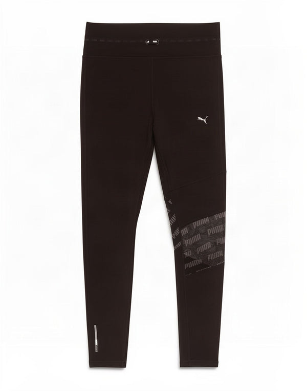 Puma Womens Graphic Leggings UK 4 XS Black