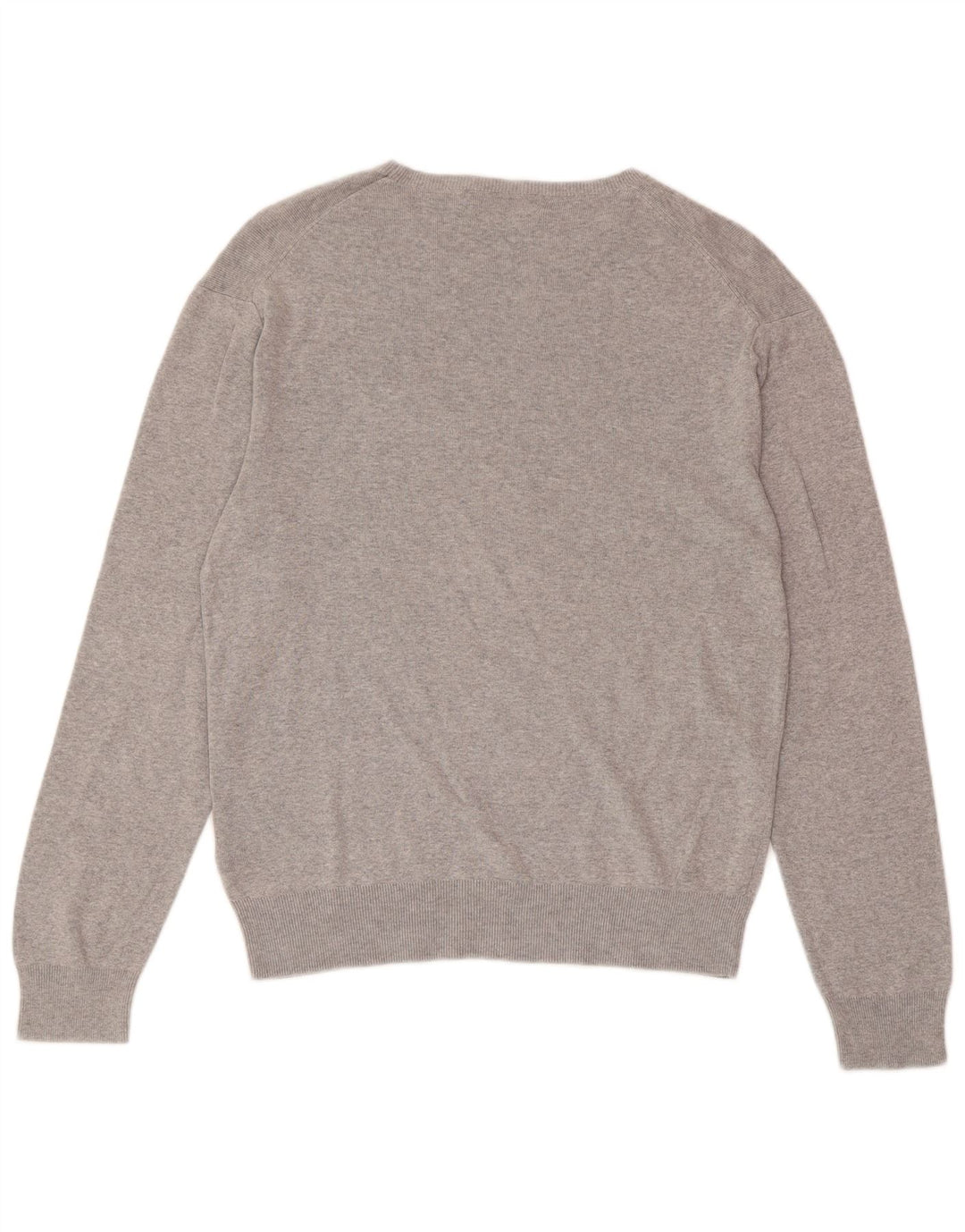 Πουλόβερ POLO RALPH LAUREN Ανδρικό πουλόβερ με λεπτή εφαρμογή με λαιμό σκάφος μεσαίο γκρι