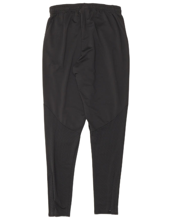 NIKE Womens Dri Fit Slim Fit Tracksuit Trousers UK 10 Small  Black