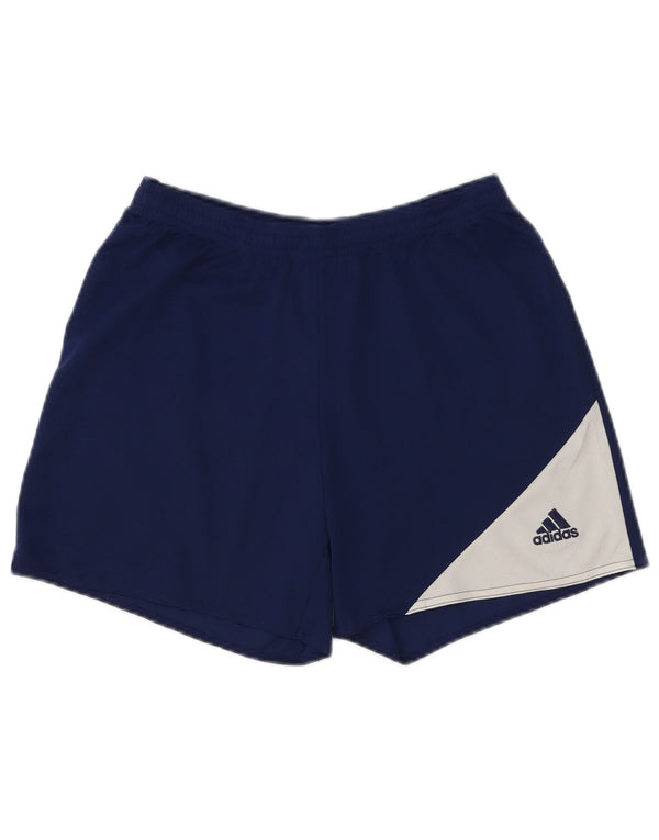 Γυναικείο αθλητικό σορτς Adidas Climalite UK 10 Small Blue Colourblock