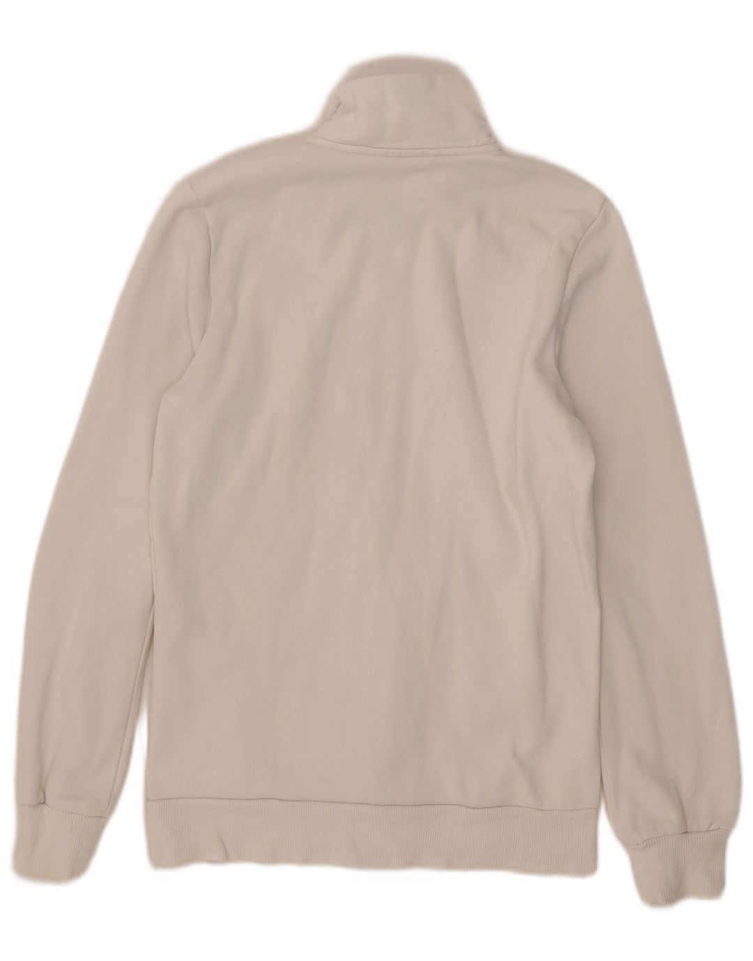 Γυναικεία αθλητική φόρμα γραφικών Puma Top Jacket UK 12 μεσαίο λευκό βαμβακερό