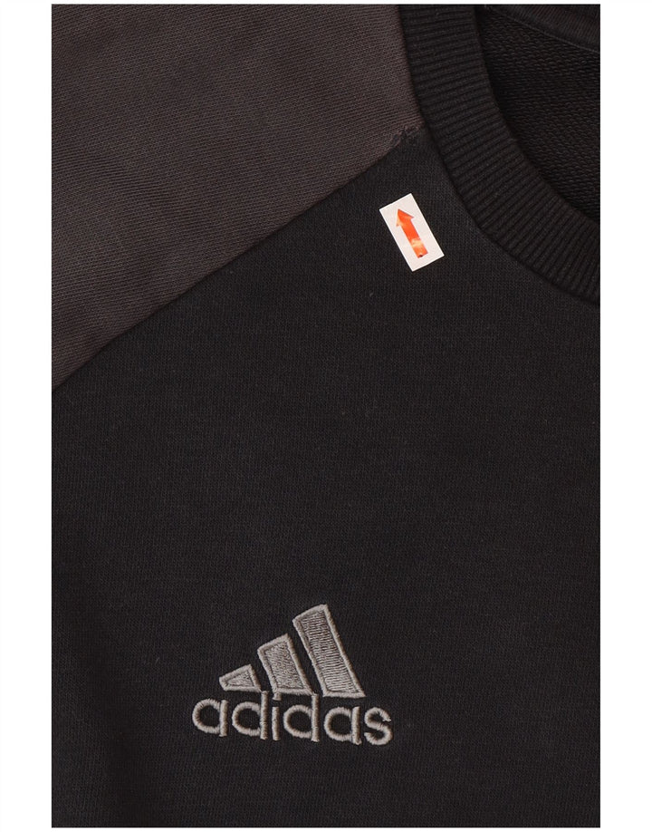 Ανδρικό φούτερ ADIDAS Jumper XL Μαύρο Colourblock Βαμβακερό
