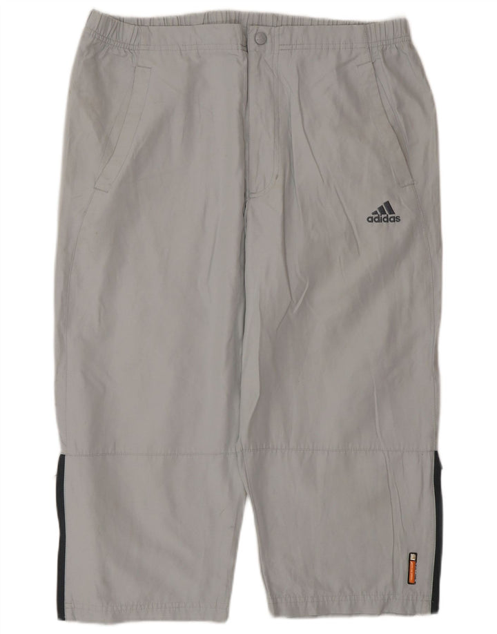 Ανδρική αθλητική φόρμα Adidas Capri Παντελόνι μεγάλο γκρι βαμβακερό
