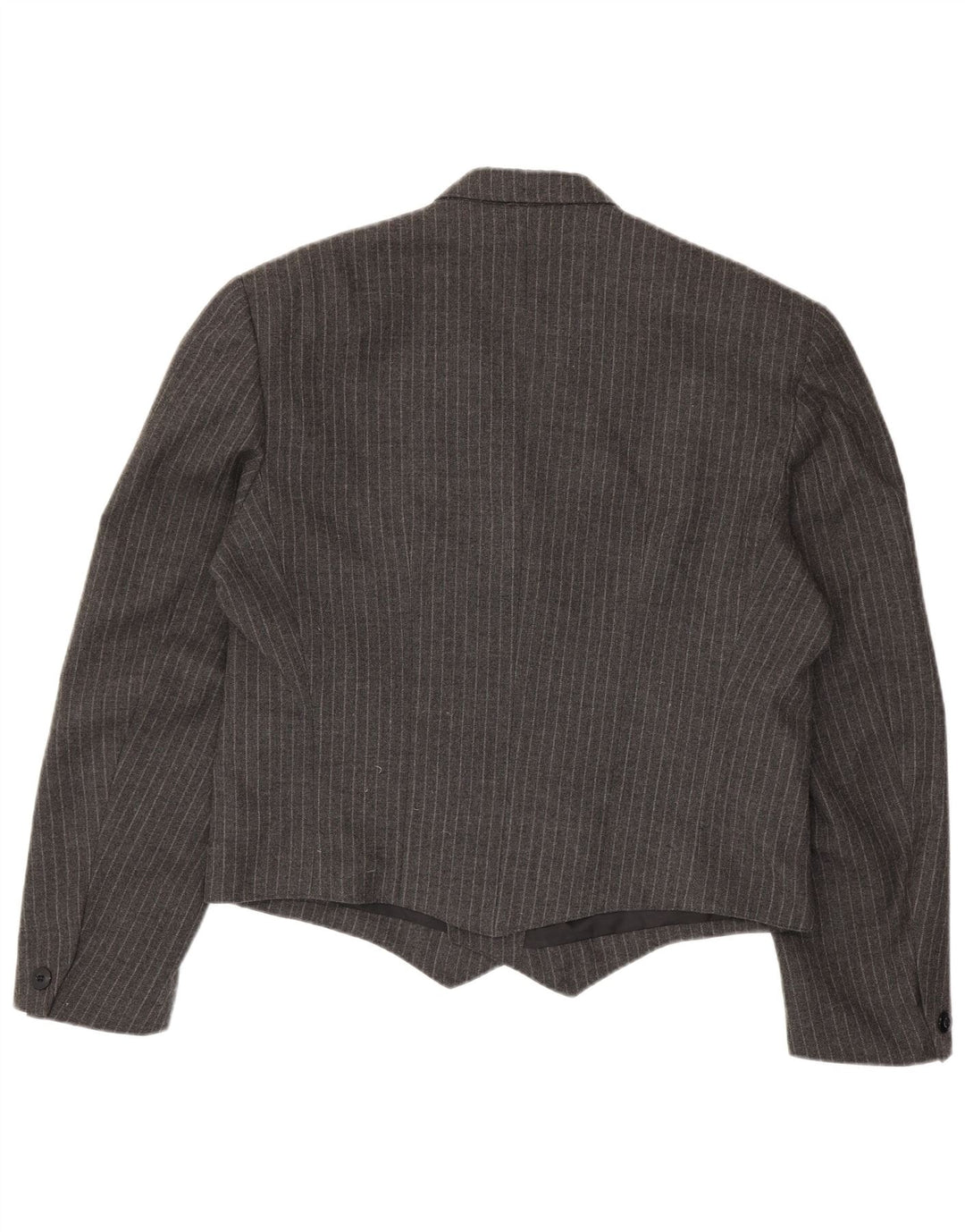 Vintage Ανδρικό Διπλό Μπουφάν Blazer IT 50 Large Grey Pinstripe