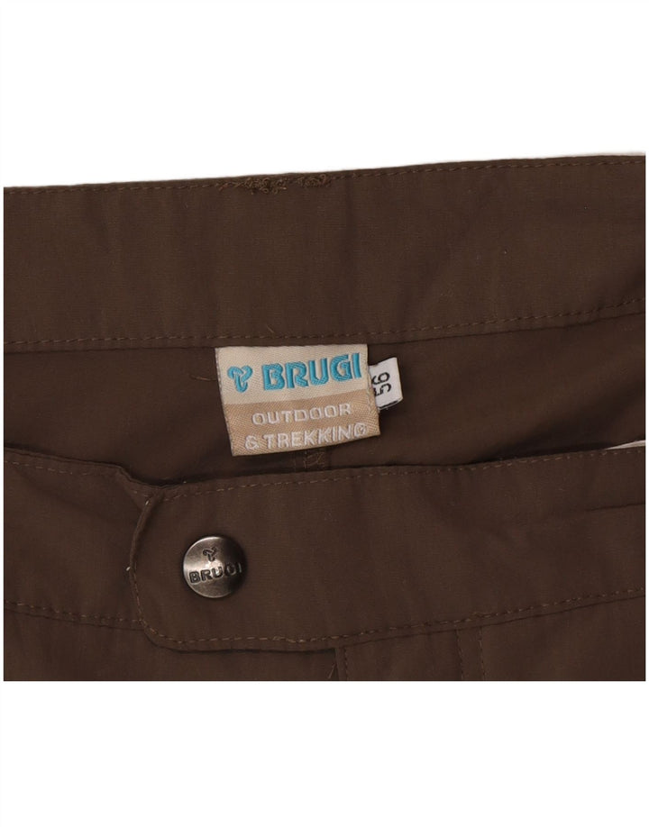 BRUGI Mens Cargo Shorts W36 Large Brown Polyester