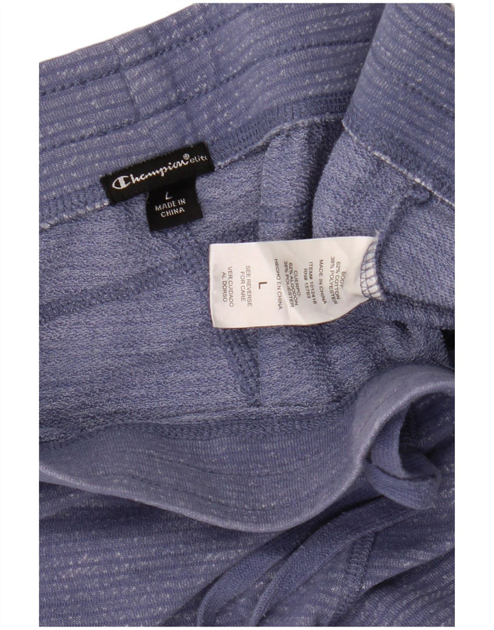 Γυναικεία αθλητική φόρμα CHAMPION Παντελόνι Joggers UK 14 Large Blue Flecked