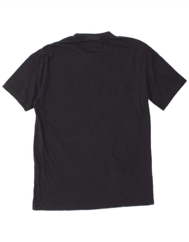 Champion Ανδρικό γραφικό T-Shirt Top Μικρό μαύρο βαμβακερό