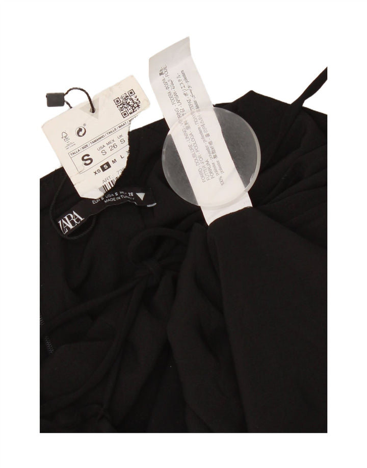 Zara Γυναικείο Sundress Μικρό Μαύρο Πολυεστέρα