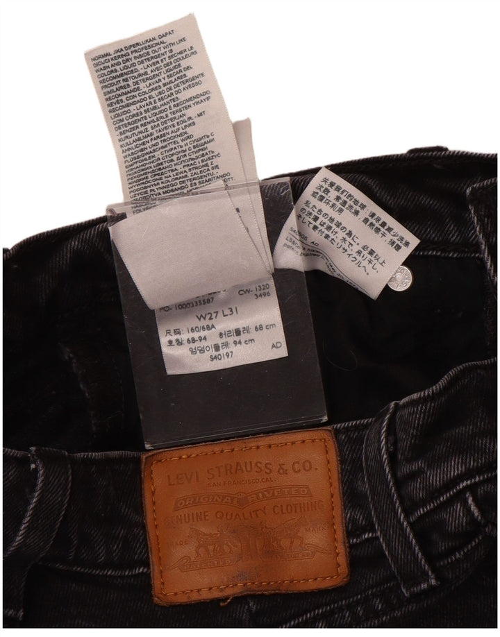 Γυναικείο ψηλό ψηλό τζιν Levi's Bootcut W27 L31 Γκρι βαμβακερό