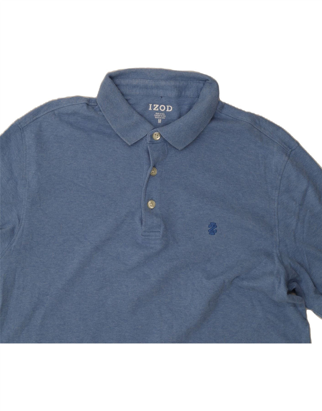 IZOD Mens Polo Shirt Medium Blue Cotton Vintage Izod and Second-Hand Izod from Messina Hembry 