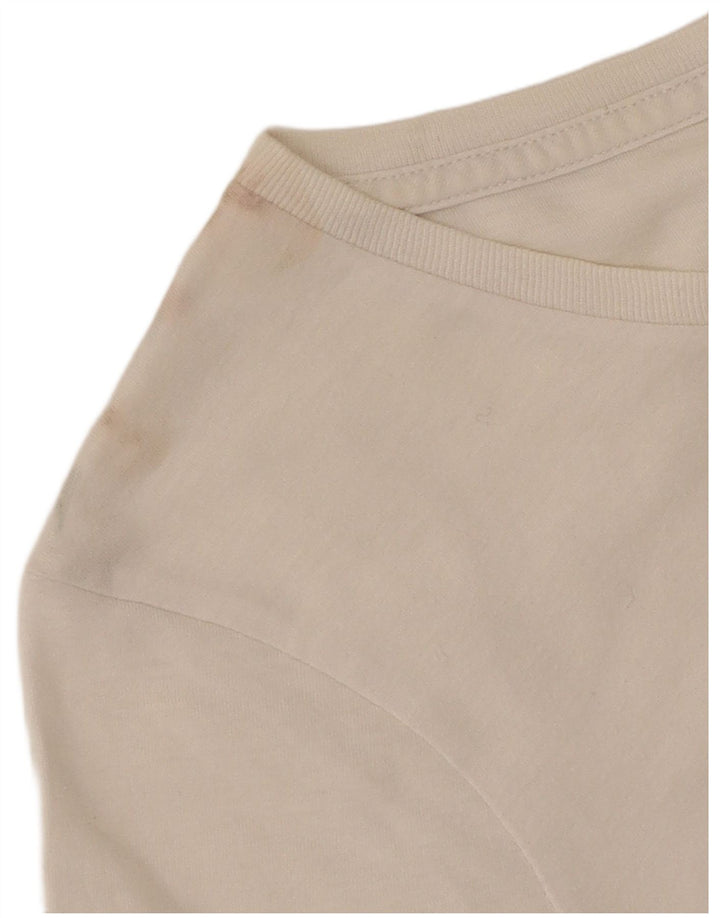 Γυναικείο γραφικό T-Shirt Levi's Top UK 10 Small White