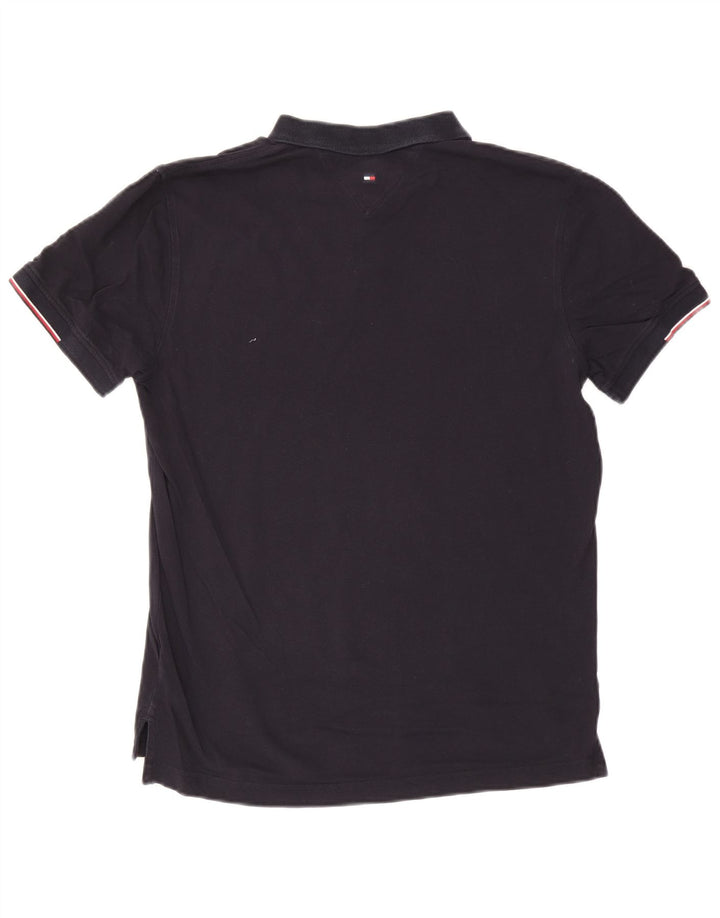 Tommy Hilfiger Ανδρικό πουκάμισο Polo με κανονική εφαρμογή, βαμβακερό μπλε ναυτικό