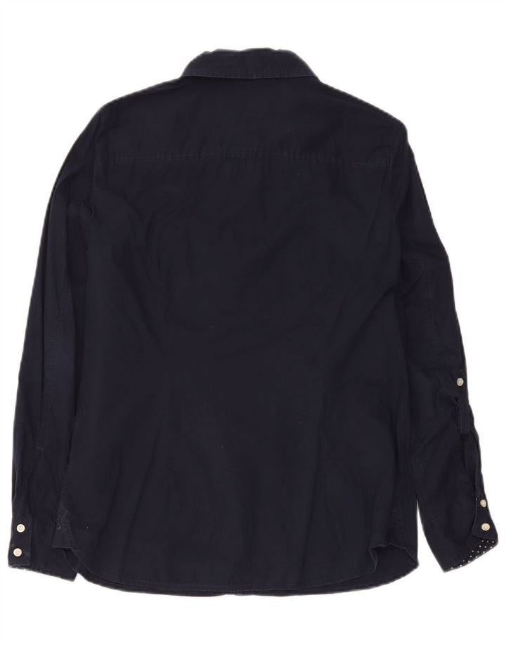 Tommy Hilfiger γυναικείο πουκάμισο UK 14 Medium Navy Blue