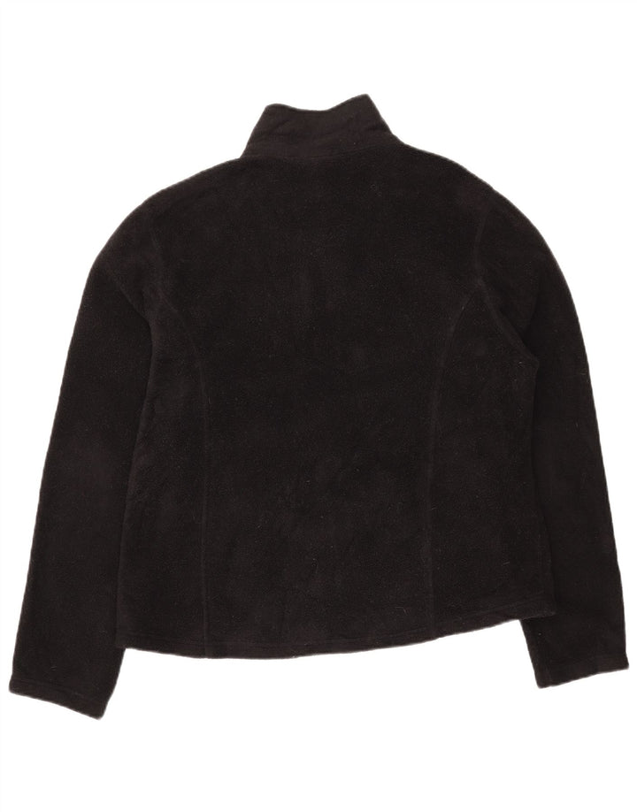 L.L.BEAN Γυναικείο Fleece Jacket UK 16 Large Black Polyester