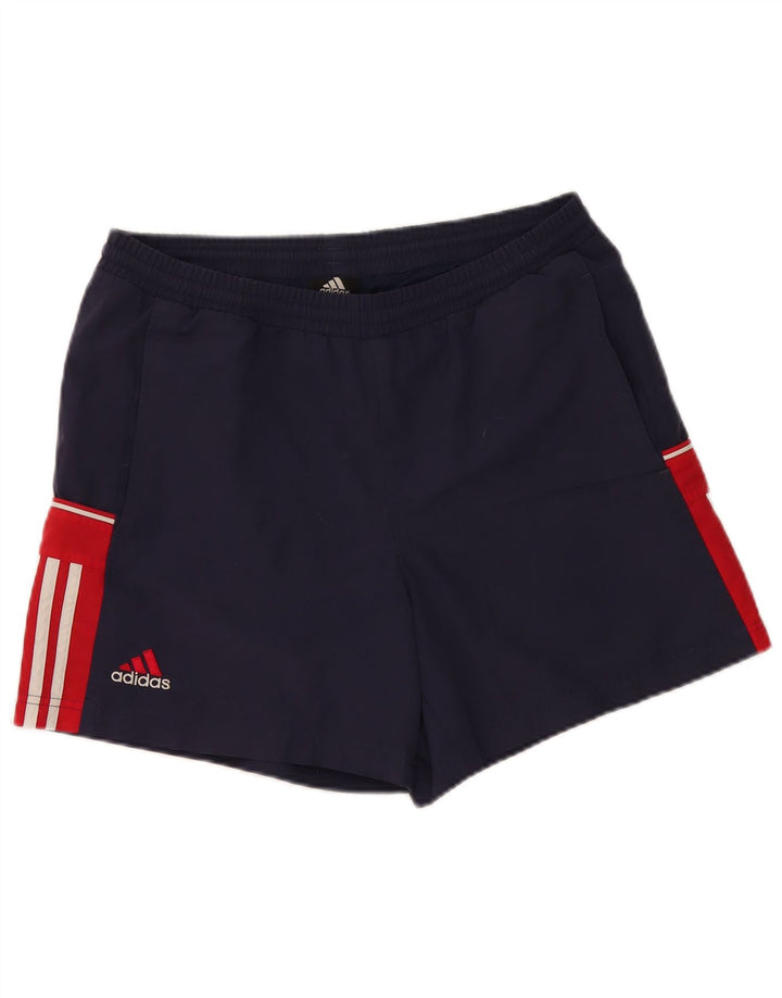 Ανδρικό αθλητικό σορτς Adidas μεγάλο μπλε μπλε χρώματος