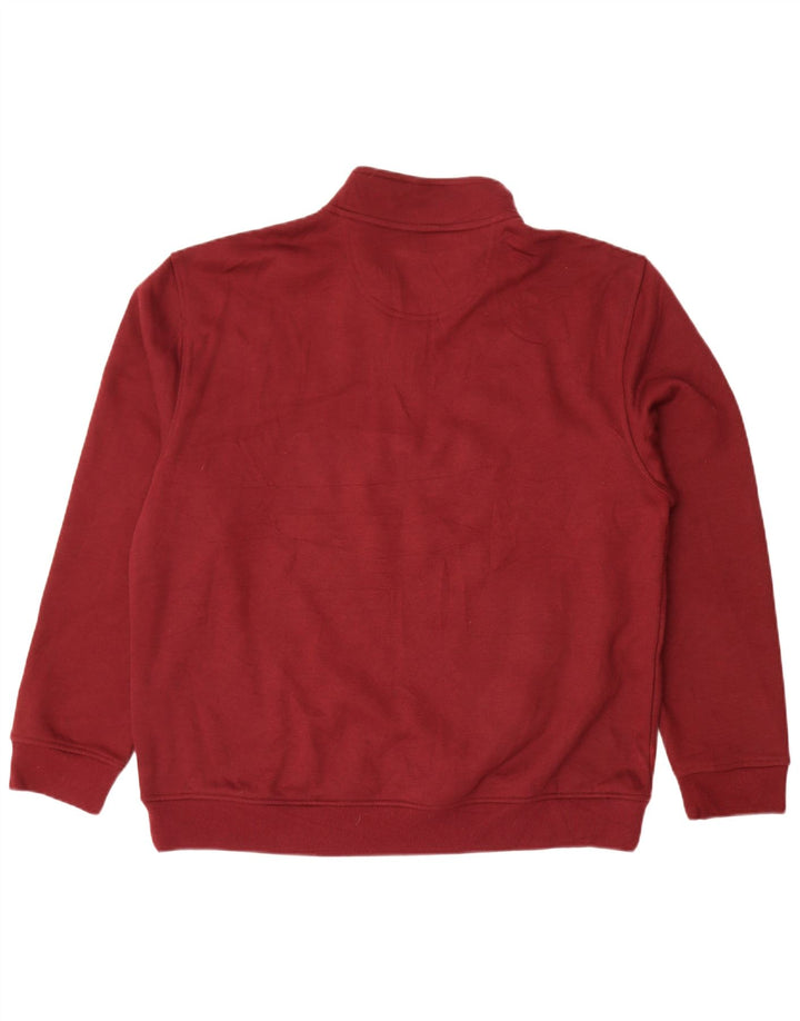 Ανδρικό φούτερ Izod με φερμουάρ Jumper XL Maroon Polyester