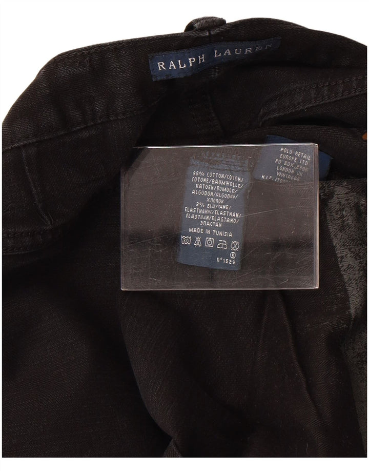 Ralph Lauren Γυναικείο ίσιο τζιν W30 L30 μαύρο βαμβακερό