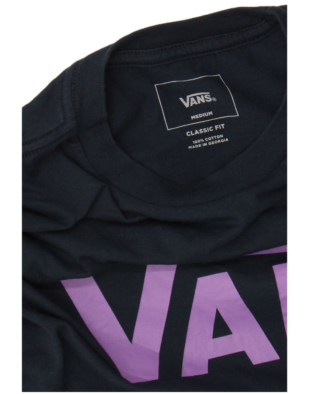 Ανδρικό VANS Classic Fit Graphic Top Μακρύ μανίκι μεσαίο Navy Blue βαμβακερό