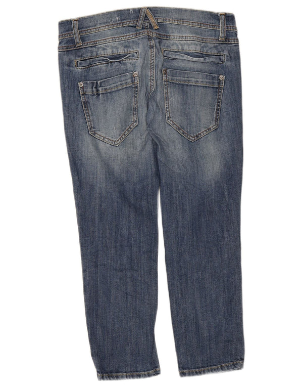 Γυναικεία Benetton Low Waist Slim Fit Capri Jeans W28 L22 Blue