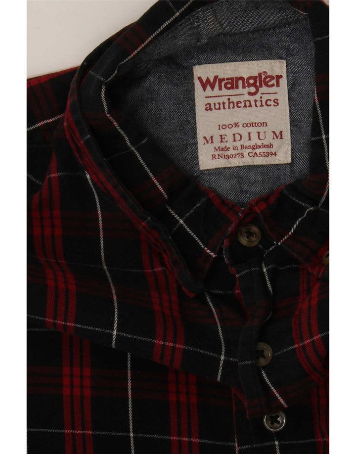 Ανδρικό φανελένιο πουκάμισο Wrangler, μεσαίο κόκκινο βαμβακερό