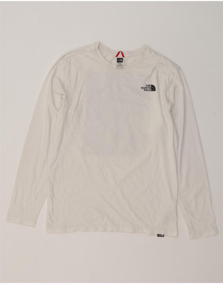 THE NORTH FACE Ανδρικό γραφικό τοπ μακρυμάνικο μεσαίο λευκό βαμβακερό